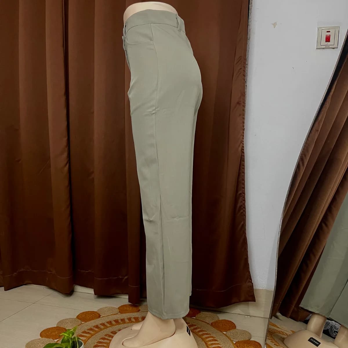 angle fabrics formal pants — view 2