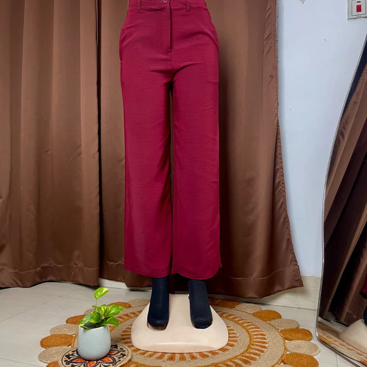 Sutton silk formal pants — view 2