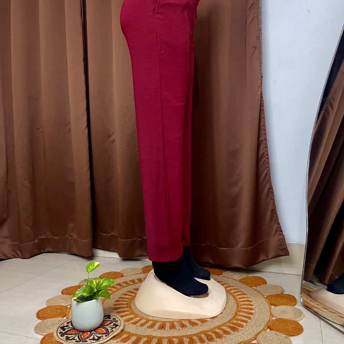 Sutton silk formal pants — view 3
