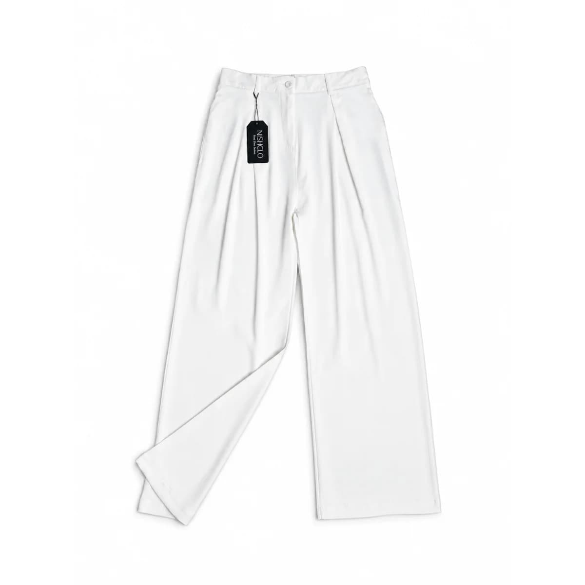 Korean Cross Pleated Pants — view 5
